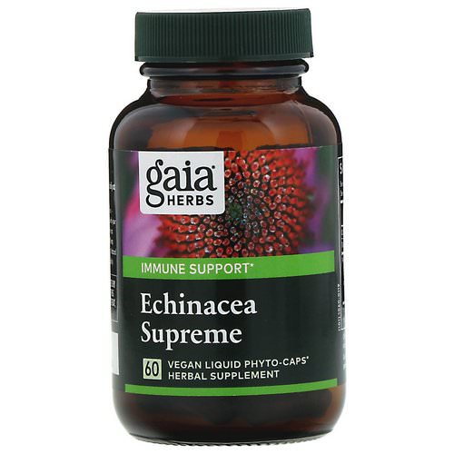 Gaia Herbs, Echinacea Supreme, 60 Vegan Liquid Phyto-Caps Review