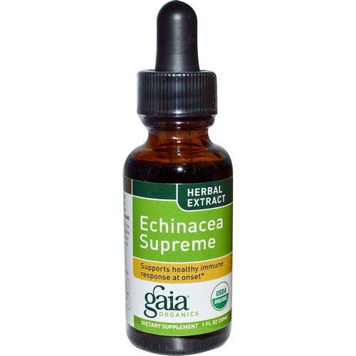 Gaia Herbs, Echinacea Supreme, Organic, 1 fl oz (30 ml) Review