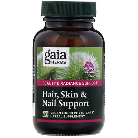 Gaia Herbs Hair Skin Nails Formulas - Naglar, Hud, Hår, Kosttillskott