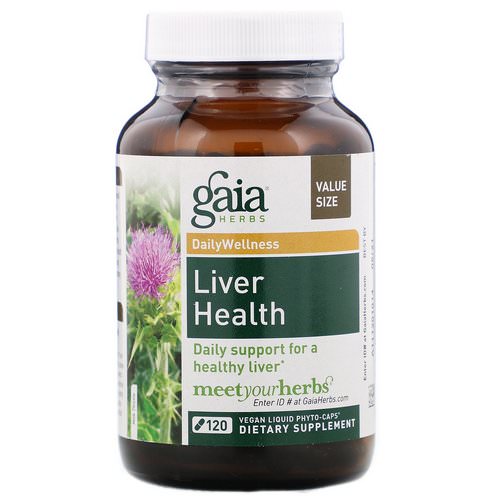 Gaia Herbs, Liver Health, 120 Vegetarian Liquid Phyto-Caps Review