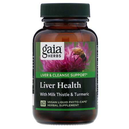 Gaia Herbs Herbal Formulas Liver Formulas - Lever, Kosttillskott, Örter, Homeopati