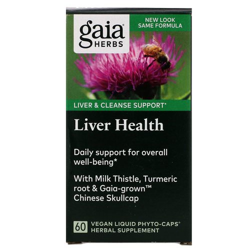 Gaia Herbs, Liver Health, 60 Vegan Liquid Phyto-Caps Review