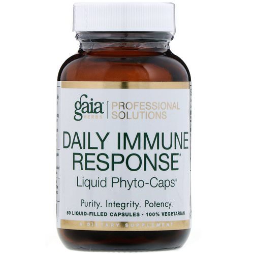 Gaia Herbs Professional Solutions, Daily Immune Response, 60 Liquid-Filled Capsules Review