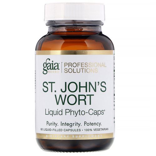 Gaia Herbs Professional Solutions, St. John's Wort, 60 Liquid-Filled Capsules Review