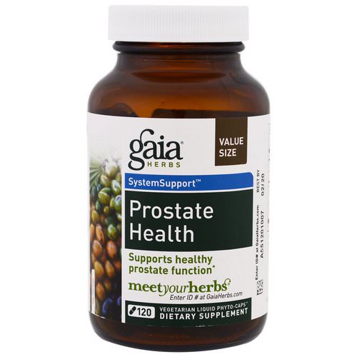 Gaia Herbs, Prostate Health, 120 Vegetarian Liquid Phyto-Caps Review