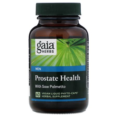 Gaia Herbs Herbal Formulas Prostate - Prostata, Mäns Hälsa, Kosttillskott, Örter