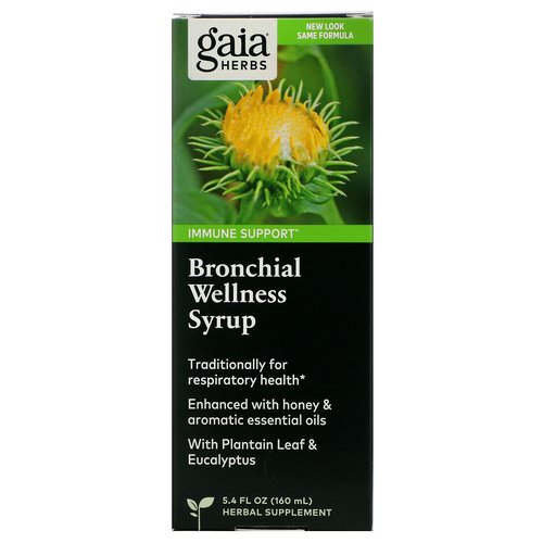 Gaia Herbs, Bronchial Wellness Syrup, 5.4 fl oz (160 ml) Review
