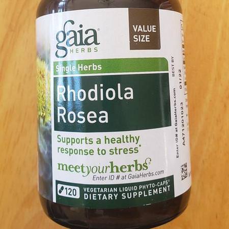 Gaia Herbs Rhodiola Calm Formulas - Lugna, Kosttillskott, Rhodiola, Homeopati