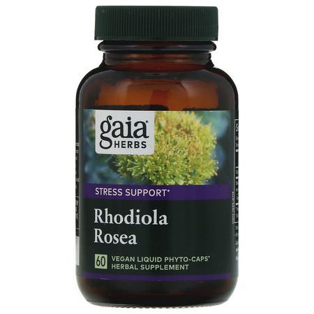 Gaia Herbs Rhodiola - Rhodiola, Homeopati, Örter