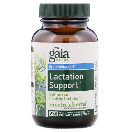 Gaia Herbs Lactation Support Herbal Formulas - Örter, Homeopati, Örter, Laktationsstöd