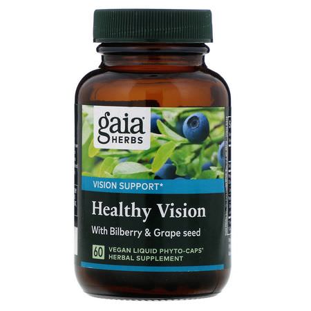Gaia Herbs Herbal Formulas Eye Formulas - Öga, Näsa, Örat, Kosttillskott