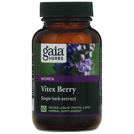 Gaia Herbs Chaste Berry Vitex - Chaste Berry Vitex, Homeopati, Örter