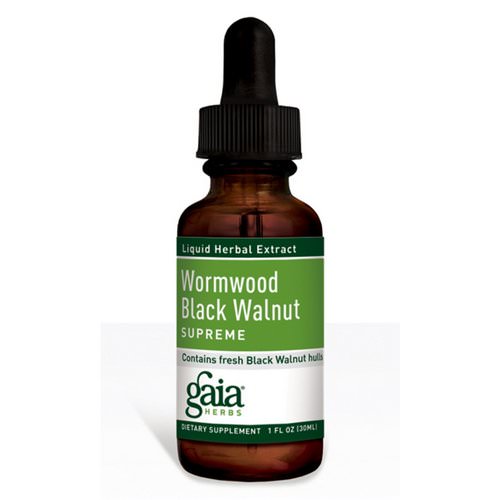 Gaia Herbs, Wormwood Black Walnut Supreme, 1 fl oz (30 ml) Review