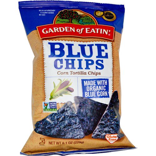 Garden of Eatin', Corn Tortilla Chips, Blue Chips, 8.1 oz (229 g) Review