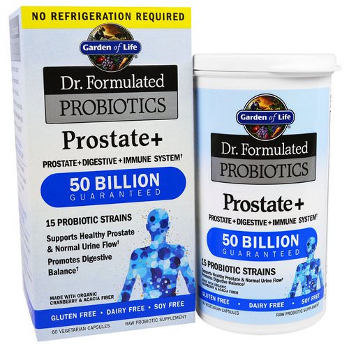 Garden of Life, Dr. Formulated Probiotics, Prostate+, 60 Veggie Caps Review