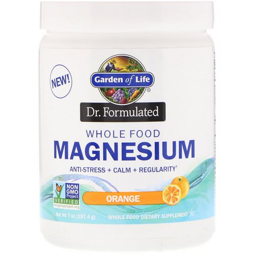 Garden of Life, Dr. Formulated, Whole Food Magnesium Powder, Orange, 7 oz (197.4 g) Review