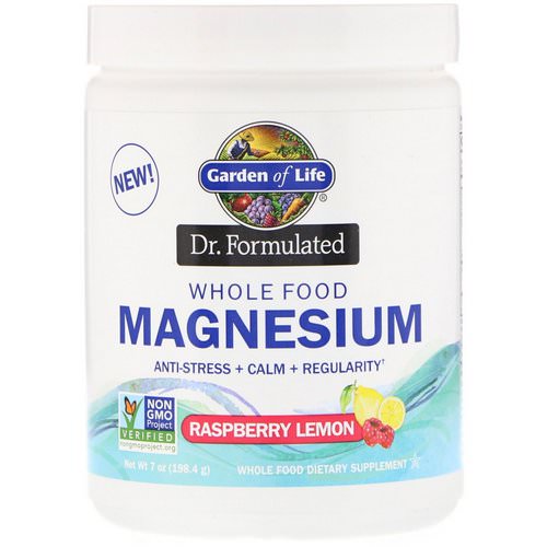 Garden of Life, Dr. Formulated, Whole Food Magnesium Powder, Raspberry Lemon, 7 oz (198.4 g) Review