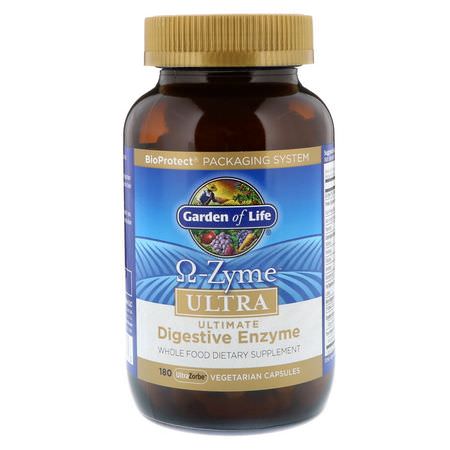Garden of Life Digestive Enzyme Formulas - Digestive Enzymer, Digestion, Supplements