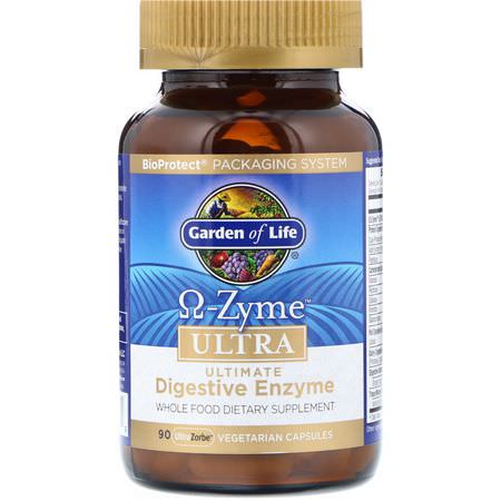Garden of Life Digestive Enzyme Formulas - Digestive Enzymer, Digestion, Supplements
