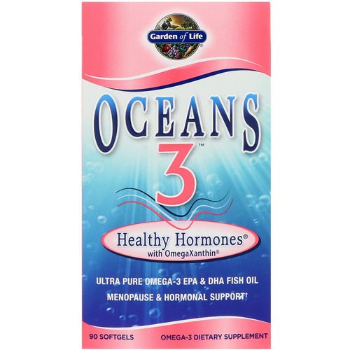 Garden of Life, Oceans 3, Healthy Hormones with OmegaXanthin, 90 Softgels Review