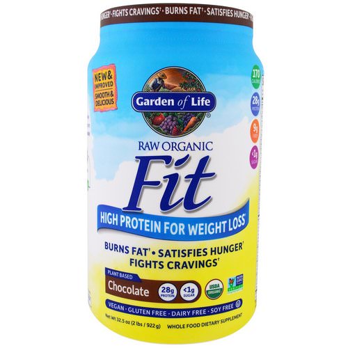 Garden of Life, Raw Organic Fit, High Protein For Weight Loss, Chocolate, 2 lbs (922 g) Review
