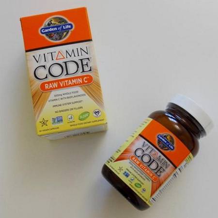 Garden of Life Vitamin C Cold Cough Flu - Influensa, Hosta, Förkylning, Vitamin C