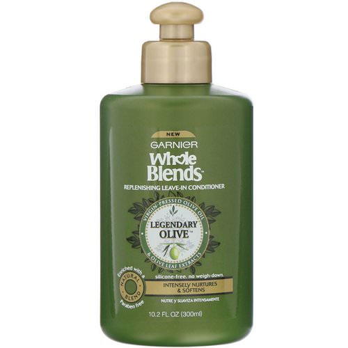 Garnier, Whole Blends, Replenishing Leave-In Conditioner, Legendary Olive, 10.2 oz (300 ml) Review