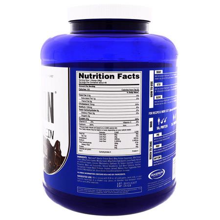 Protein, Idrottsnäring: Gaspari Nutrition, MyoFusion, Advanced Protein, Milk Chocolate, 4 lbs (1.81 kg)