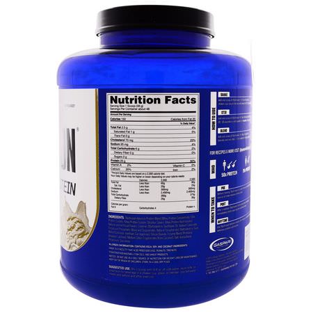 Protein, Idrottsnäring: Gaspari Nutrition, MyoFusion, Advanced Protein, Vanilla Ice Cream, 4 lbs (1814 g)