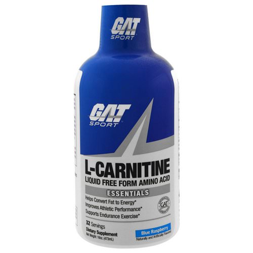 GAT, L-Carnitine, Liquid Free Form Amino Acid, Blue Raspberry, 16 oz (473 ml) Review