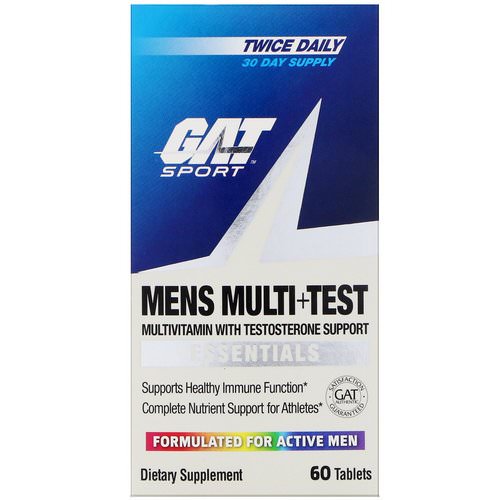 GAT, Mens Multi + Test, 60 Tablets Review