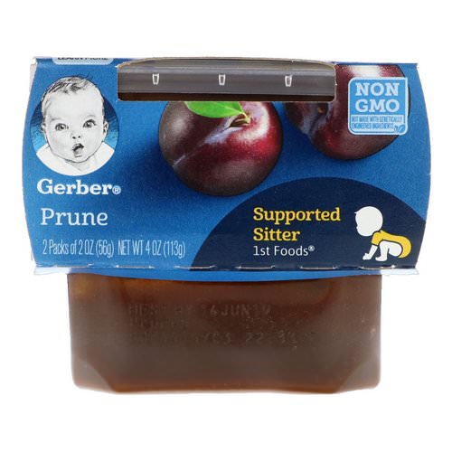 Gerber, 1st Foods, Prune, 2 Pack, 2 oz (56 g) Each Review