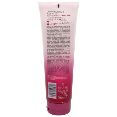 Balsam, Hårvård, Bad: Giovanni, 2chic, Ultra-Luxurious Conditioner, to Pamper Stressed Out Hair, Cherry Blossom & Rose Petals, 8.5 fl oz (250 ml)