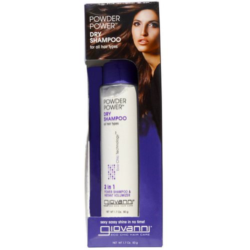Giovanni, Eco Chic Hair Care, Powder Power Dry Shampoo, 1.7 oz (50 g) Review