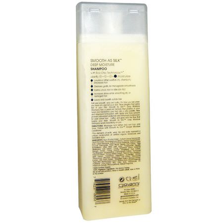 Schampo, Hårvård, Bad: Giovanni, Smooth As Silk, Deep Moisture Shampoo, 8.5 fl oz (250 ml)