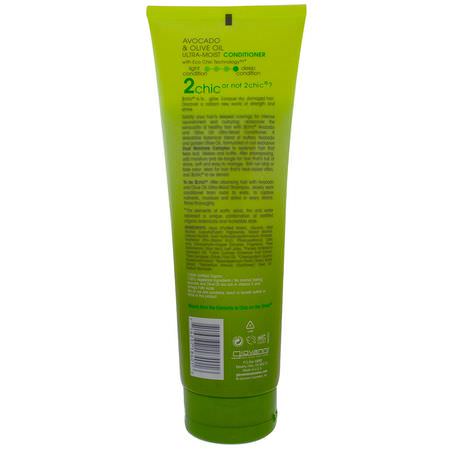 Balsam, Hårvård, Bad: Giovanni, 2chic, Ultra-Moist Conditioner, for Dry, Damaged Hair, Avocado & Olive Oil, 8.5 fl oz (250 ml)