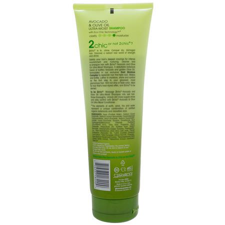 Schampo, Hårvård, Bad: Giovanni, 2chic, Ultra-Moist Shampoo, for Dry, Damaged Hair, Avocado & Olive Oil, 8.5 fl oz (250 ml)