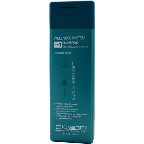 Giovanni, Wellness System Shampoo with Chinese Botanicals, Step 1, 8.5 fl oz (250 ml) Review