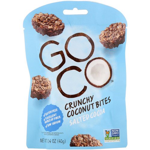 GoCo, Crunchy Coconut Bites, Salted Cocoa, 1.4 oz (40 g) Review