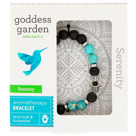 Diffusorer, Eteriska Oljor, Aromaterapi, Bad: Goddess Garden, Organics, Serenity, Aromatherapy Bracelet, 1 Bracelet