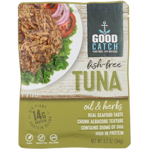 Good Catch, Fish-Free Tuna, Oil & Herbs, 3.3 oz (94 g) Review