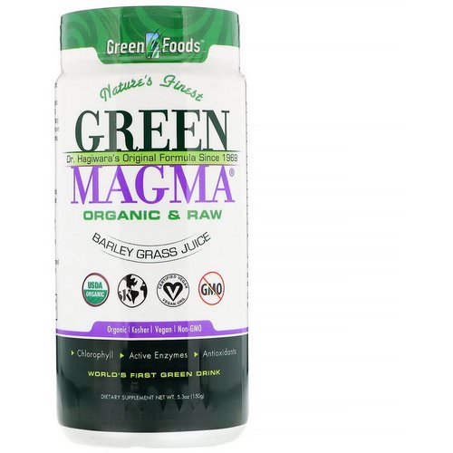 Green Foods, Green Magma, Barley Grass Juice, 5.3 oz (150 g) Review