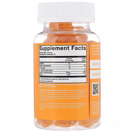 C-Vitamin För Barn, Hälsa, Barn, Baby: GummYum! Vitamin C Gummies, Natural Tart Orange Flavor, 125 mg, 60 Gummies