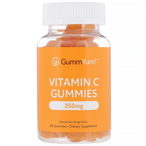 GummYum! Vitamin C Gummies, Natural Tart Orange Flavor, 125 mg, 60 Gummies Review