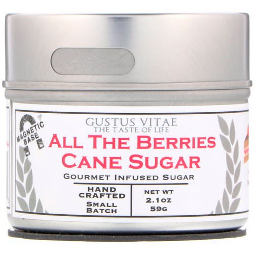 Gustus Vitae, Cane Sugar, All The Berries, 2.1 oz (59 g) Review