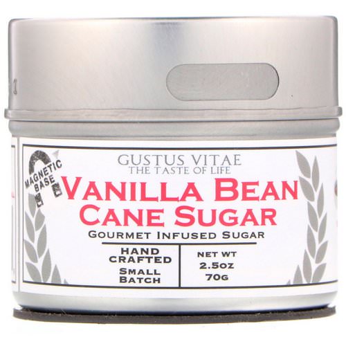Gustus Vitae, Cane Sugar, Vanilla Bean, 2.5 oz (70 g) Review