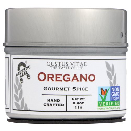 Gustus Vitae, Gourmet Spice, Oregano, 0.4 oz (11 g) Review