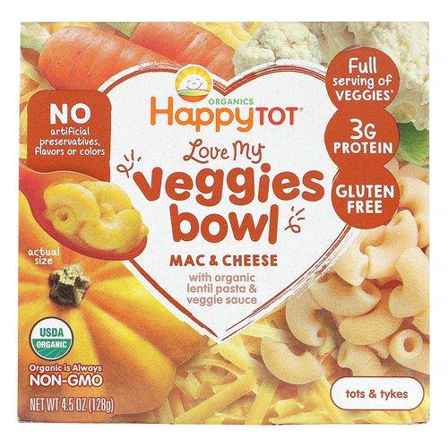 Happy Family Organics, Organics Happy Tot, Love My Veggies Bowl, Mac & Cheese, 4.5 oz (128 g) Review