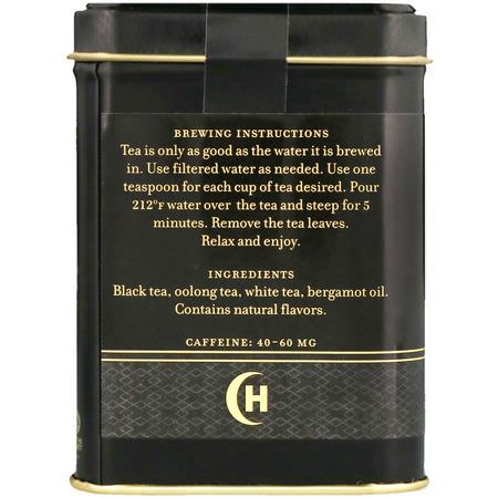 Black Tea, Earl Grey Tea: Harney & Sons, Black Tea, Earl Grey Supreme with Silver Tips, 4 oz