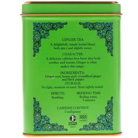 Örtte, Ingefära Te: Harney & Sons, HT Tea Blend, Ginger Tea, 20 Tea Sachets, 1.4 oz (40 g)